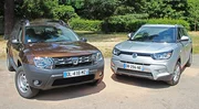 Essai Dacia Duster vs Ssangyong Tivoli : SUV middle-cost