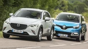 Essai Mazda CX-3 vs Renault Captur: le match des petits SUV