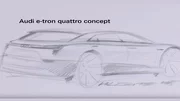 L'Audi e-tron quattro concept de se dessine sous vos yeux