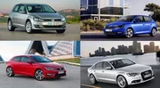 Les modèles du groupe Volkswagen trichant sur le diesel