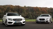 Essai Jaguar XE vs Mercedes Classe C : candidats aux européennes