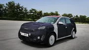 Au volant du Kia Niro, le futur SUV hybride du constructeur coréen