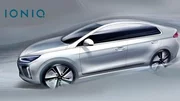 Hyundai Ioniq 2016 : 2 nouvelles images pour la berline électrisée