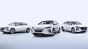 Hyundai Ioniq : les versions électrique et hybride rechargeable se montrent