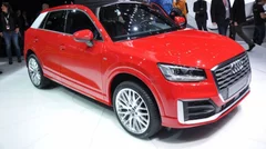 A bord de l'Audi Q2 au Salon de Genève