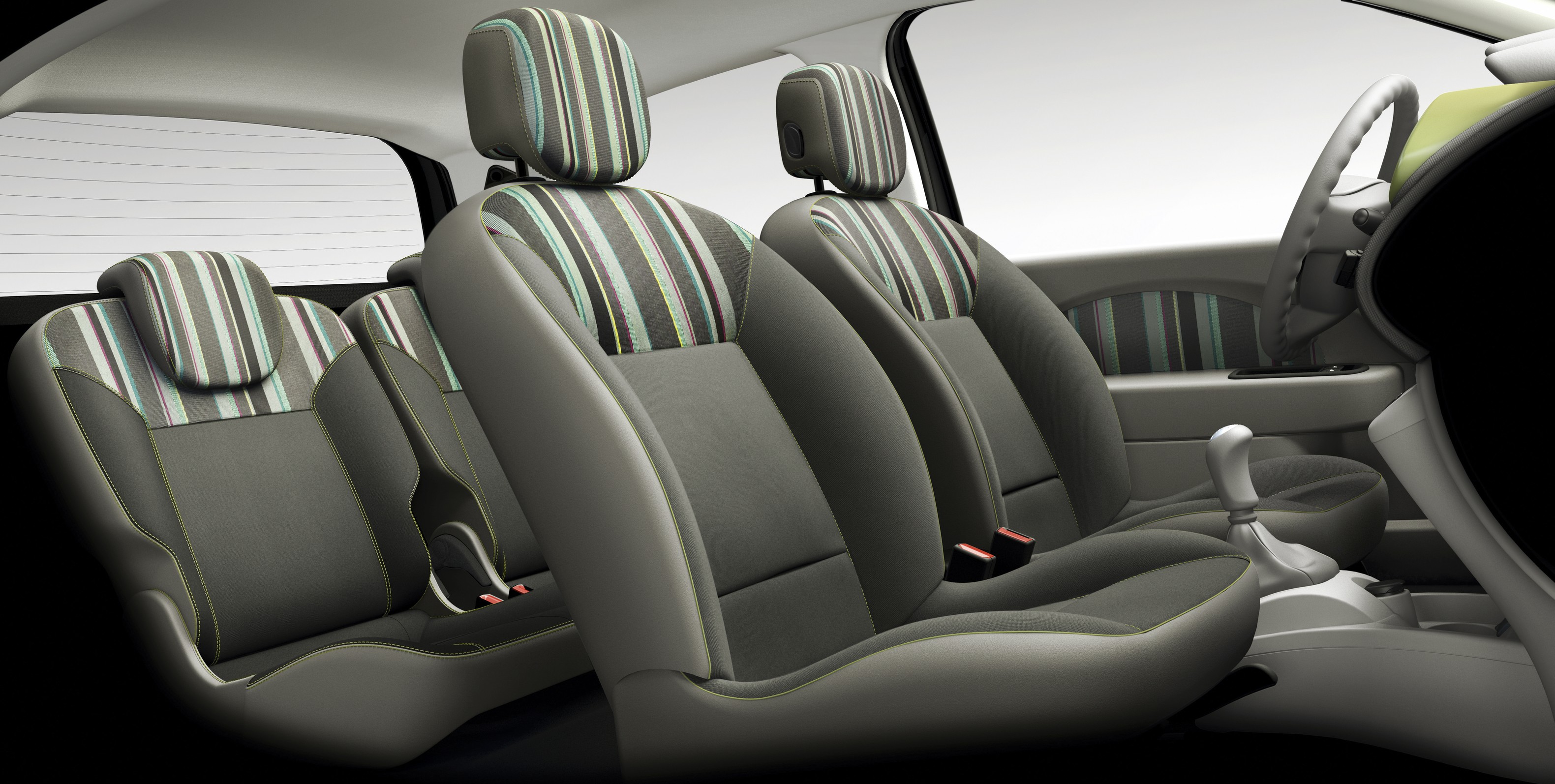 Coussin De Siège Auto Pour Renault Twingo I II III (1993-2019) - Rehausseur Confortable Antidérapant - Tissu Respirant