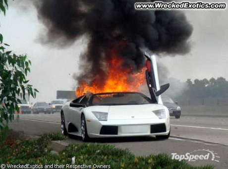 Lamborghini On Fire (Again) - Forocoches