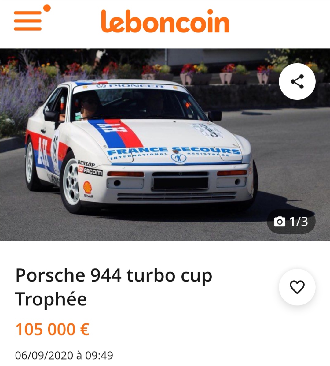 Sticker Porsche Turbo Cup - 944 924 968 - Plusieurs tailles