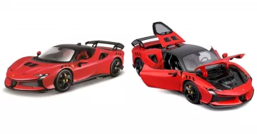 Miniature Peugeot 407 Coupé 2005 – New-Ray – Rouge – Échelle 1:31 – Métal