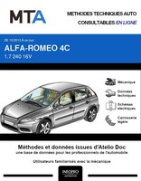 MTA Alfa Romeo 4C coupé