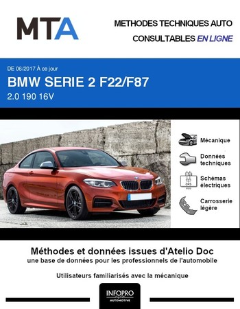 MTA BMW Série 2 (F22) coupé phase 2