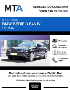 MTA BMW Série 3 IV (E46) berline phase 2