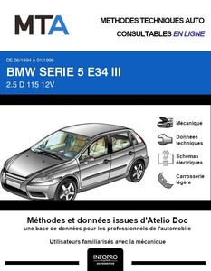MTA BMW Série 5 III (E34) berline phase 2