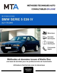 MTA BMW Série 5 IV (E39) berline phase 2