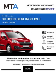MTA Citroën Berlingo II fourgon 3p phase 3