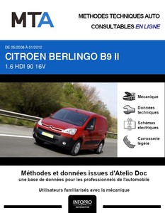 MTA Citroën Berlingo II fourgon 4p phase 1