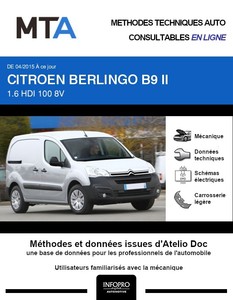 MTA Citroën Berlingo II fourgon 4p phase 3