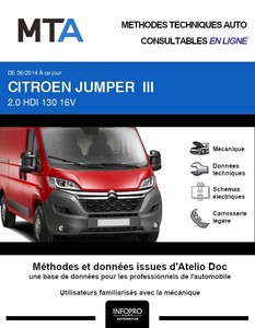 MTA Citroën Jumper II plateau double cabine phase 2