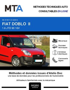 MTA Fiat Doblo II  chassis cabine phase 1