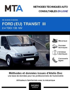 MTA Ford Transit III chassis double cabine