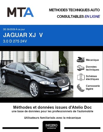 MTA Jaguar XJ V berline phase 1