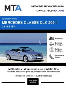 MTA Mercedes CLK II (209) cabriolet phase 1