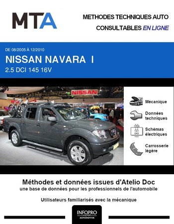 MTA Nissan Navara D40 pick-up double cabine phase 1
