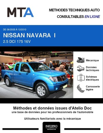 MTA Nissan Navara D40 pick-up phase 1