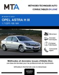 MTA Opel Astra H berline phase 2