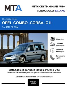 MTA Opel Combo B 5p phase 1