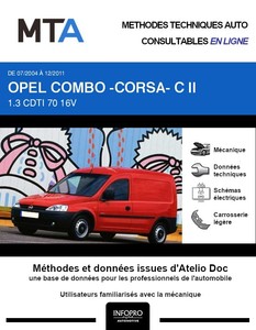 MTA Opel Combo B fourgon 3p phase 2