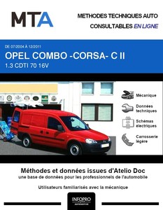 MTA Opel Combo B fourgon 4p phase 2