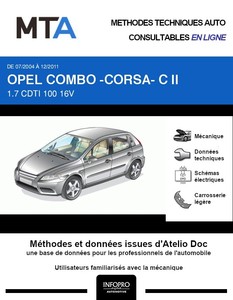MTA Opel Combo B fourgon 5p phase 2