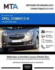 MTA Opel Combo C plateau