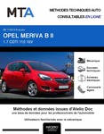 MTA Opel Meriva B phase 2