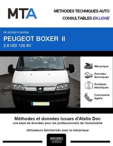MTA Peugeot Boxer II chassis cabine