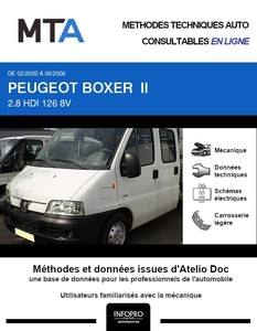 MTA Peugeot Boxer II chassis double cabine