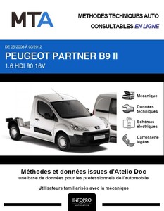 MTA Peugeot Partner II  plancher cabine phase 1