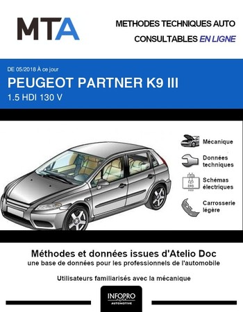 MTA Peugeot Partner III fourgon 4p