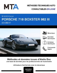 MTA Porsche 718 Boxster cabriolet phase 2