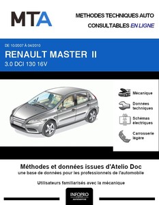 MTA Renault Master II benne double cabine phase 2