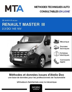 MTA Renault Master III Plateau double cab phase 1
