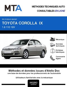 MTA Toyota Corolla IX  berline phase 2
