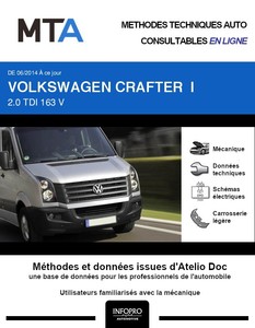 MTA Volkswagen Crafter I chassis cabine 4p phase 2
