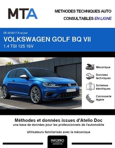 MTA Volkswagen Golf VII 3p phase 2