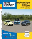 Revue Technique Citroën C1 I ph. 1, Peugeot 107 ph. 1 et Toyota Aygo I ph. 1