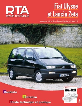 Revue Technique Fiat Ulysse I et Lancia Zeta