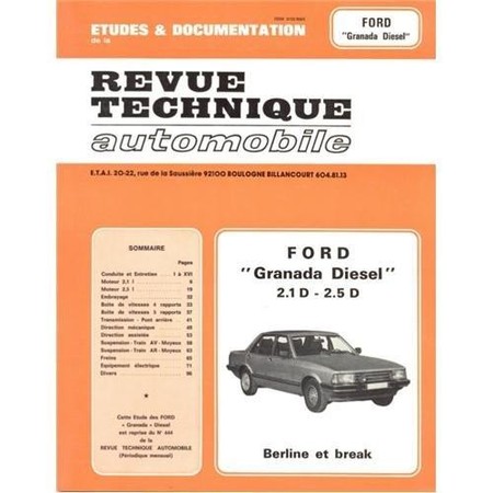Revue Technique Ford Granada II
