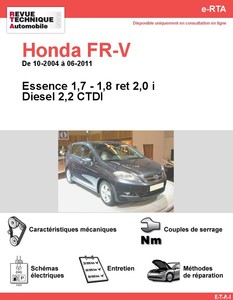 Revue technique honda accord