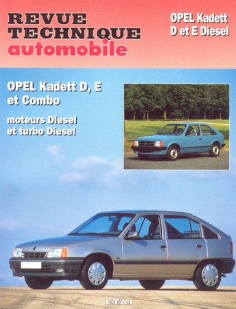 Revue Technique Opel Kadett D et E diesel